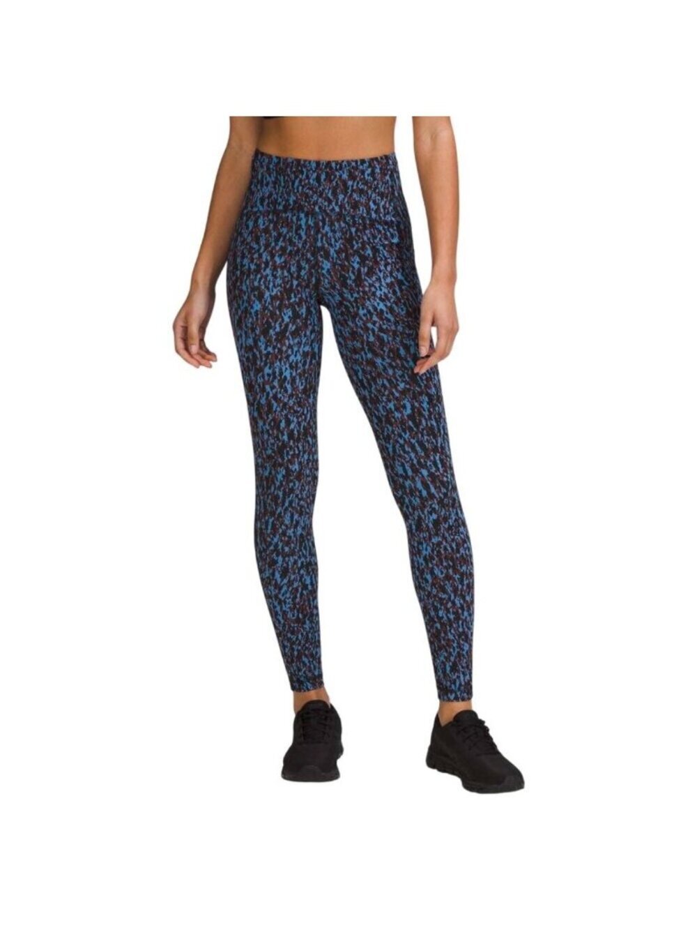 Lululemon Swift Speed High-Rise Tight 28" Leopard Camo blue printed Size 4